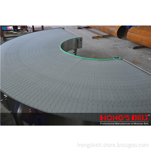 The Plastic Curved Modular Conveyor Belt (HS-2000A)